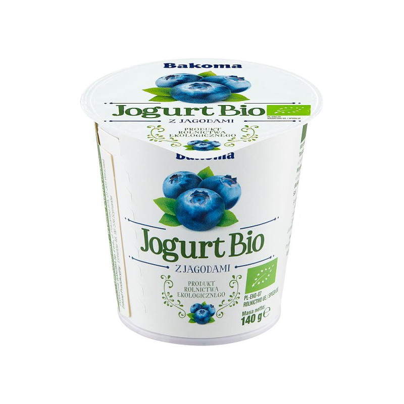 Bakoma Jogurt Bio z jagodami 140 g