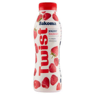 Bakoma Twist Jogurt malinowy 370 g