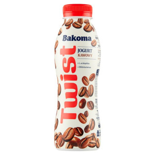 Bakoma Twist Jogurt kawowy 370 g