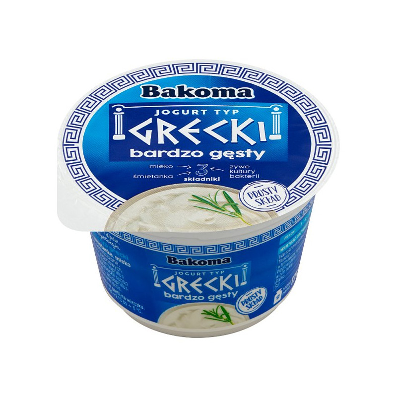Bakoma Jogurt typ grecki bardzo gęsty 170 g