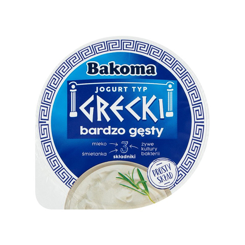 Bakoma Jogurt typ grecki bardzo gęsty 170 g