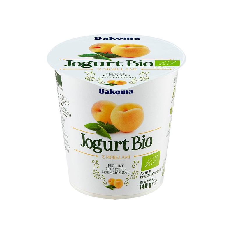 Bakoma Jogurt Bio z morelami 140 g